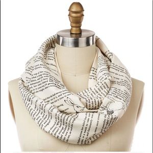 Alice in Wonderland Book Scarf